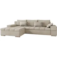 Mirjan24 Ecksofa Bangkok, Stilvoll L-Form Sofa mit Schlaffunktion und Bettkasten, Wohnlandschaft (Farbe: Uttario Velvet 2979 + Couches, Wohnlandschaften, Ecksofas