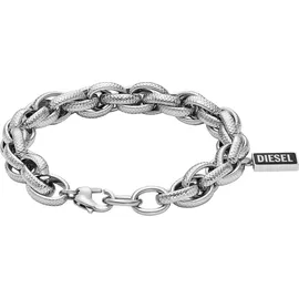 Diesel Herren-Gliederarmband Edelstahl Silber DX1514040