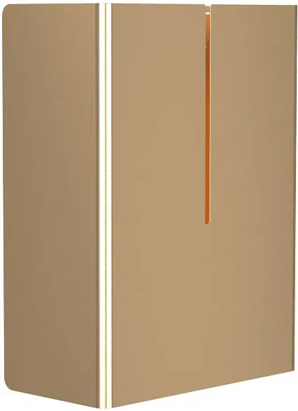 frost NOVA2 Papierkorb 1945 gold gebürstet - gold gebürstet