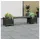 MuCoLa Gartenbank 180 x 40 x 40 cm Schwarz
