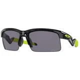 OAKLEY Capacitor Sonnenbrillen Für Kinder - Polished Black - Prizm Grey/CAT3