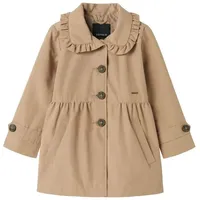 NAME IT Übergangs-Kurzmantel NMFMADELIN TRENCH COAT in savannah tan