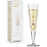 Ritzenhoff & Breker Ritzenhoff Goldnacht Champagnerglas von Werner Bohr 205ml (1071025)