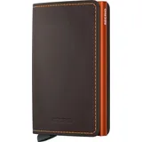 Secrid Slimwallet Matte Geldbörse unisex truffle & orange