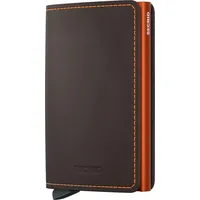 Secrid Slimwallet Matte Geldbörse unisex truffle & orange
