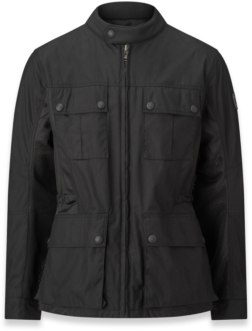 Belstaff Airflow Motorfiets textiel jas, zwart, S
