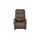 Hukla Fernsehsessel Dean Leder 70 x 107 x 88 cm Braun elektrisch