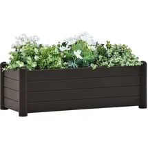 furnicato Hochbeet 100 x 43 x 35 cm Anthrazit