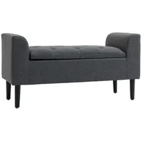 Homcom Polsterbank Dunkelgrau 116 x 44 x 58 cm