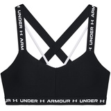 Under Armour Crossback Low Sport-BH Damen 001 - black/white/white S