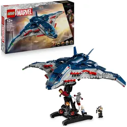LEGO Marvel Avengers Quinjet 76325 – Kinder Spielzeug – Geschenk ab 12