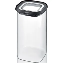 GEFU Vorratsdose »PANTRY«, (1 tlg.), edel, elegant und praktisch GEFU schwarz/transparent