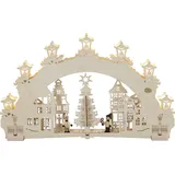 Saico GmbH Seiffen Saico Lichterbogen 3D Auf dem Weihnachtsmarkt 52 x 32 x 4,5 cm