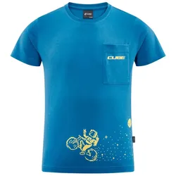 Cube JUNIOR Organic T-Shirt Space Rider S - blue