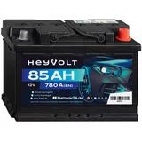 HeyVolt 85Ah 12V Start Autobatterie ersetzt 75Ah 77Ah 80Ah