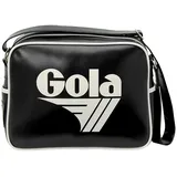GOLA Redford CUB901 Unisex - Erwachsene Henkeltaschen, Schwarz (Black/White), 36x27x12 cm (B x H x T)