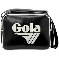 GOLA Redford CUB901 Unisex - Erwachsene Henkeltaschen, Schwarz (Black/White), 36x27x12 cm (B x H x T)