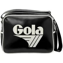 GOLA Redford CUB901 Unisex - Erwachsene Henkeltaschen, Schwarz (Black/White), 36x27x12 cm (B x H x T)