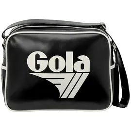 GOLA Redford CUB901 Unisex - Erwachsene Henkeltaschen, Schwarz (Black/White), 36x27x12 cm (B x H x T)