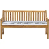 Beliani Gartenbank 160 x 88 x 0 cm Marineblau