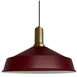Bamyum Asletl Vintage Hängelampe Industrial aus Metall Kastanienbraun Hängelampe