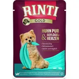 Rinti Gold Huhn Pur & Geflügelherzen 10 x 100 g