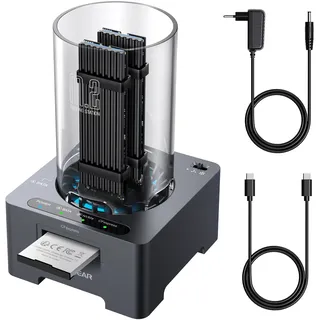 GRAUGEAR Docking Station für M.2NVMe/NGFF SSD/CF-Express