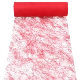 Papstar Dekoband `Sizoflor` 25 m x 30 cm rot