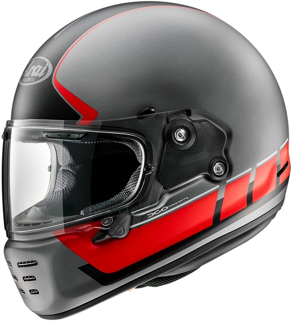 Arai Concept-X Speedblock Helm, rot, Größe XS