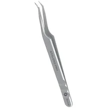 Staleks PRO Pinzette Gebogen Silberfarben