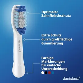 demirdental Aufsteckbürste Medium Clean 10 St.