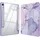 Fintie Hybrid Hülle für Samsung Galaxy Tab S10 Lite/S10 FE/S9 FE 10,9" & S9 11" Lila Marmor