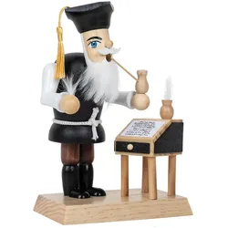 Räuchermännchen, Lehrer Holz lackiert 20 cm Höhe