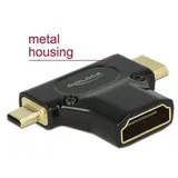 Delock Adapter High Speed HDMI with Ethernet - HDMI-A female > HDMI Mini-C male