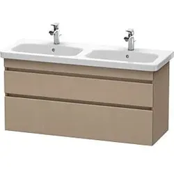 Duravit DuraStyle Waschtisch-Unterschrank DS649807575 123x44,8x61cm, 2 Auszüge, Becken links/rechts, leinen