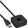InLine USB Fingerabdruckscanner mit Hub, Windows Hello kompatibel 1,5m schwarz