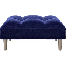 Playboy Hocker Scarlett Samt Blau
