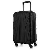 suitline Handgepäck Koffer 4-Rollen Cabin 55 cm / 34 l schwarz