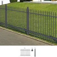GAH Alberts Anbauset Chaussee 120 x 200 cm grau zum Aufschrauben