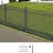 GAH Alberts Anbauset Chaussee 120 x 200 cm grau zum Aufschrauben