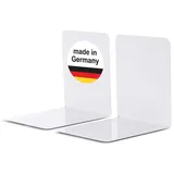 Maul Buchstütze Metall 25 mm Grau 2 St.