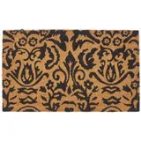 Homescapes Fussmatte Barock 100% Kokosfaser - Homescapes