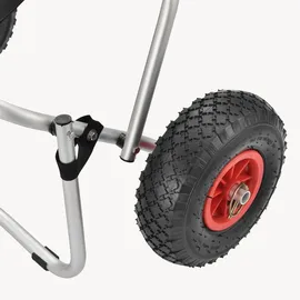 [in.tec] Kajakwagen Drau 72 x 31 x 44 cm Aluminium Silberfarben
