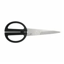 KAI Michel Bras Küchenschere klein, schwarz mit einer Gesamtlänge von 20 cm - Schneide 12,5 cm - Premiumqualität Universalschere Schere Küche