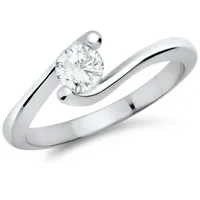 JEWLIX Verlobungsring Hochwertiger JEWLIX Verlobungsring aus 925 Silber mit Zirkonia VR0018 silberfarben 58