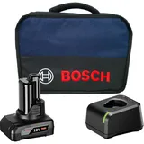 Bosch Starter-Set 12 V / 1x 4,0 Ah Akku + Ladegerät GAL 12V-20 im Softbag