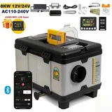 Diesel Standheizung - A2422 8 kW - WiFi & Bluetooth App - 12/24 V & 110–240 V - Integrierter 6 l Tank - Höhenmodus bis 5500 m - LCD + Fernbedien...