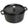 Staub Cocotte 30 cm rund schwarz