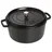 Staub Cocotte 30 cm rund schwarz