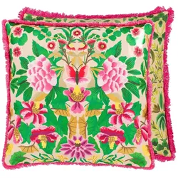 Ikebana Damask Fuchsia